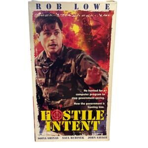 Hostile Intent demo Screener VHS cabin fever Rob Lowe vintage retro action movie